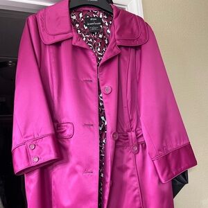 Dennis Basso Large Fuschia coat